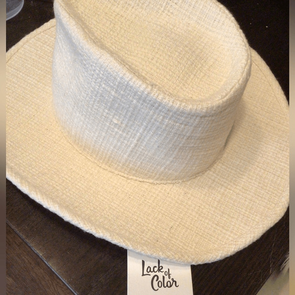 Lack Of Color Accessories - NEW ! Rare Textured Lack of Color cream cowgirl